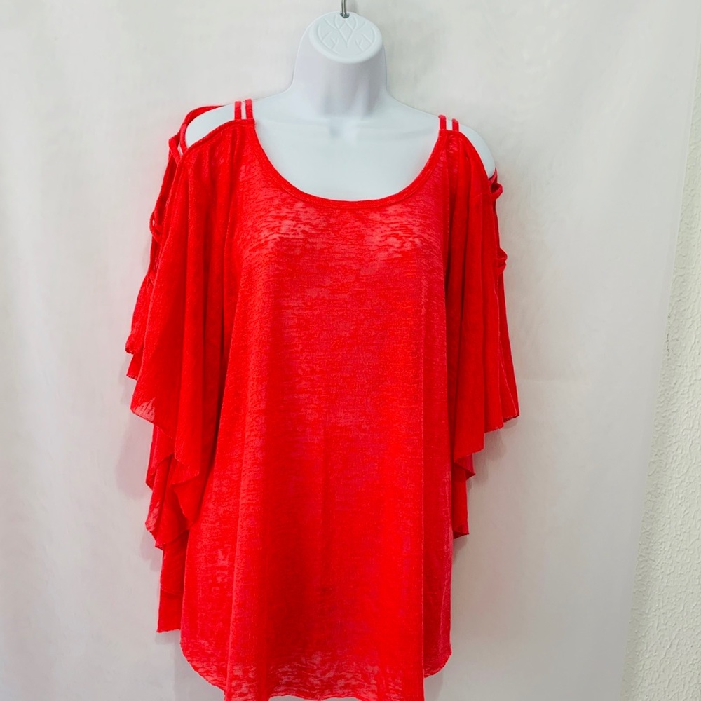 Roxy pink poncho